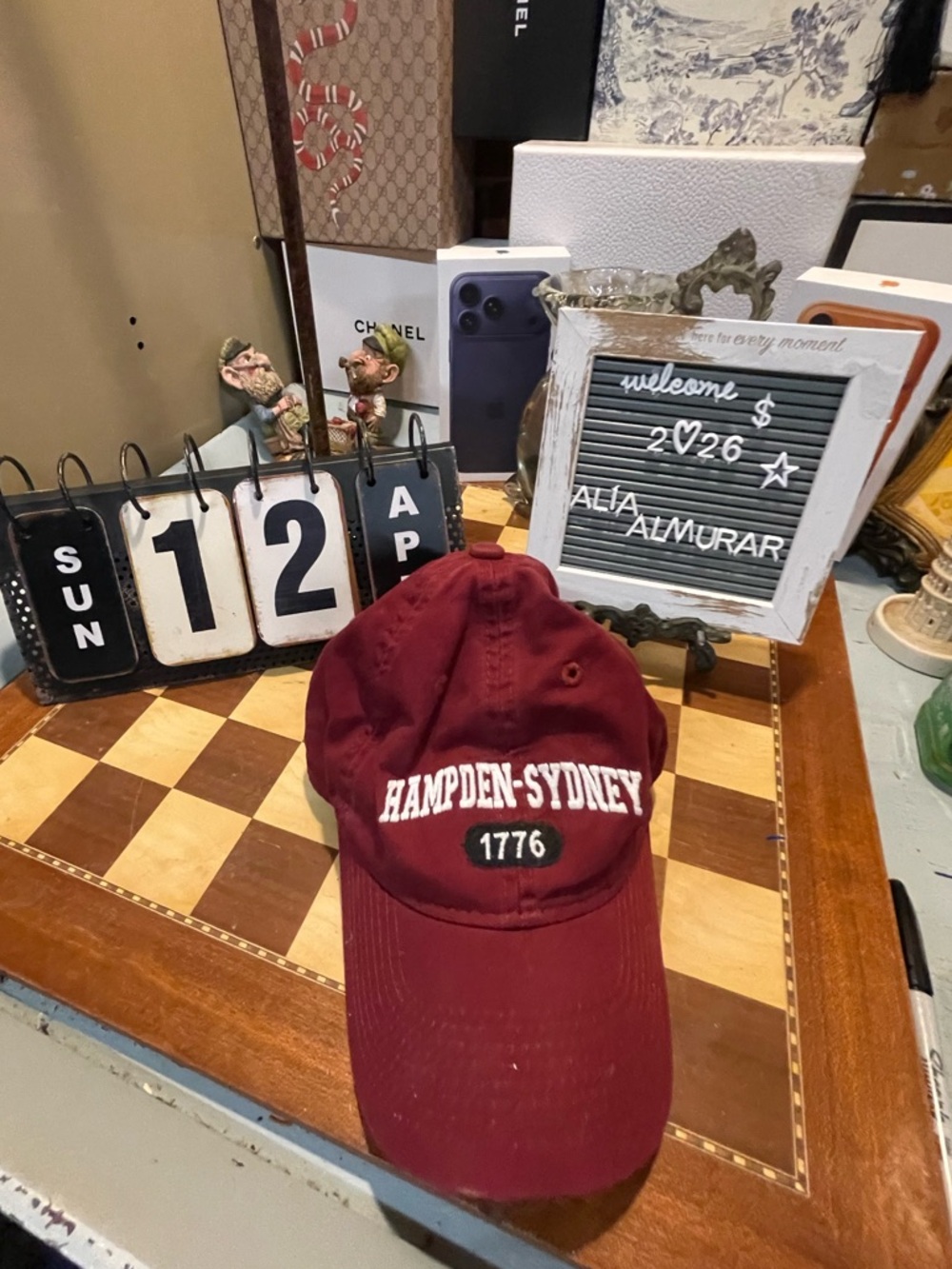 Hampden-Sydney College baseball cap, a piece of collegiate